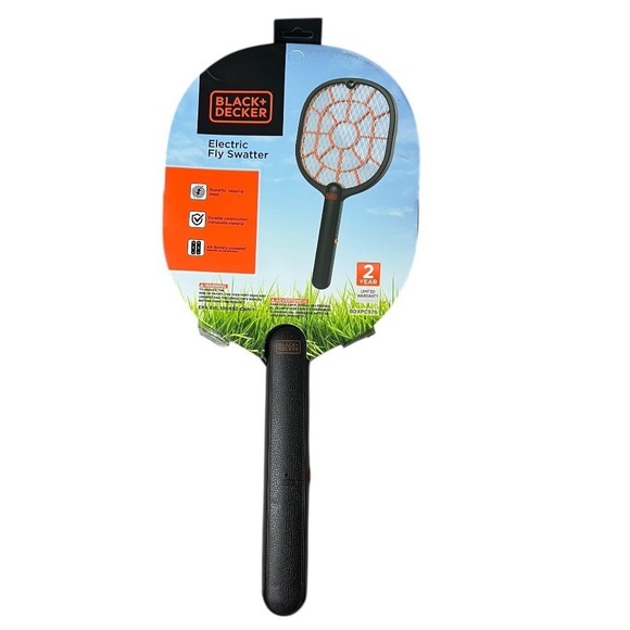 Black+Decker Other - Black+Decker Electric Fly Swatter Handheld Bug Zapper 3000V Black BDXPC976 NEW